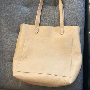 NWOT Madewell Medium Transport tote tan beige leather